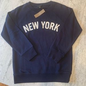 J Crew New York sweatshirt XXS NWT